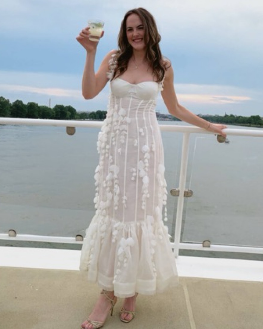 zimmermann engagement dress ALLISON CREPE CAPE SLEEVE MAXI DRESS | CULT MIA