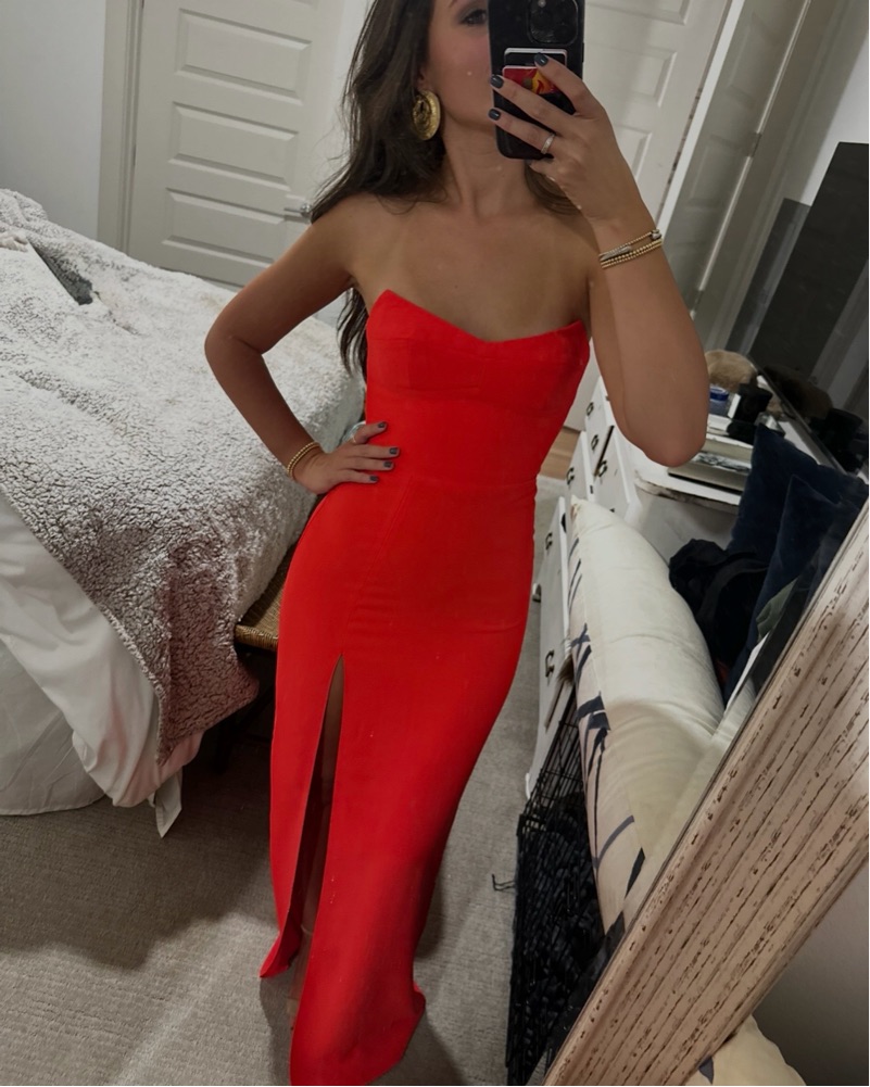 santiago cut-out ruffle maxi dress blush Mini Team it with strappy Black Tie Optional Mini Color:Daybreak Medium Wash Colour_Pink