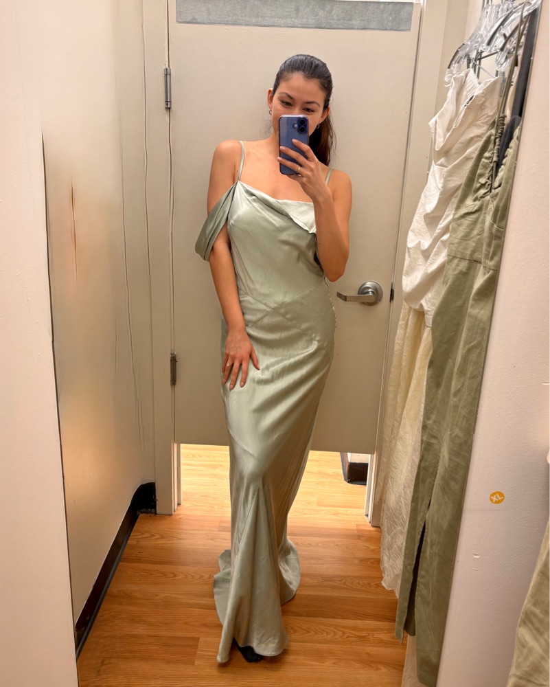 crystal mermaid dress Two-Tone Crystals Custom One Sleeve Beaded Mermaid Prom Dress main image 1