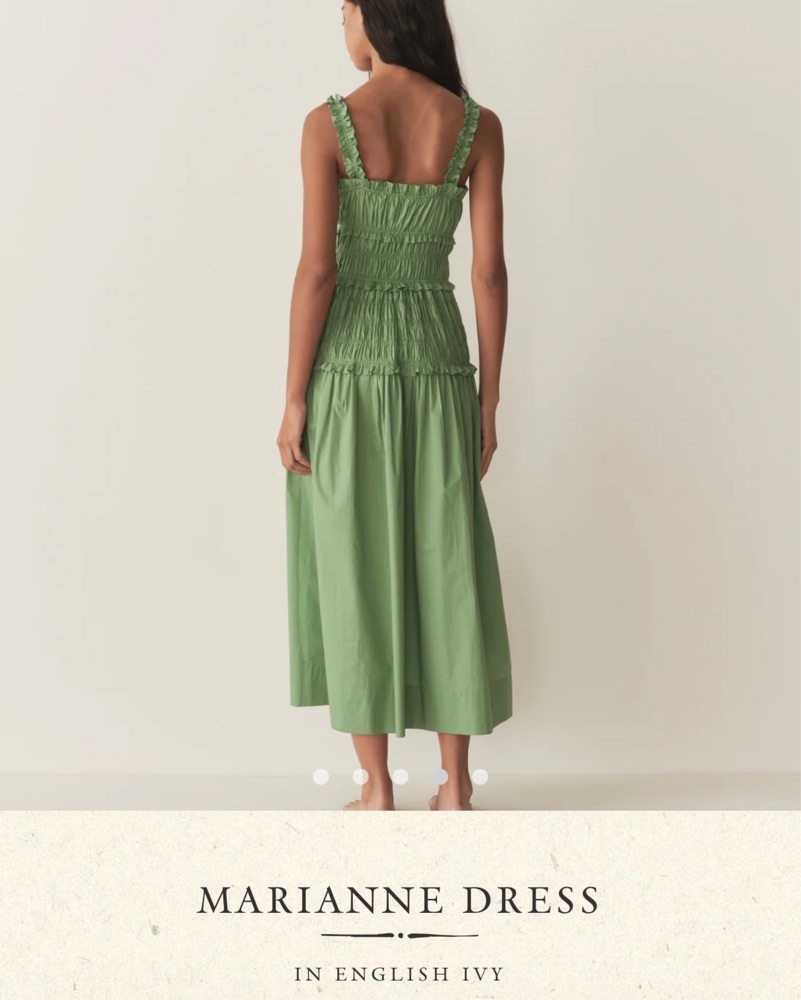 Doen Green Dress by Doen - Pickle