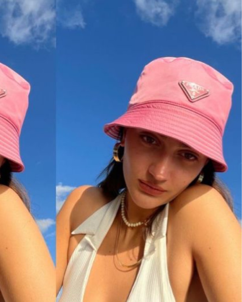 Re-Nylon Prada Bucket Hat by Prada - Pickle