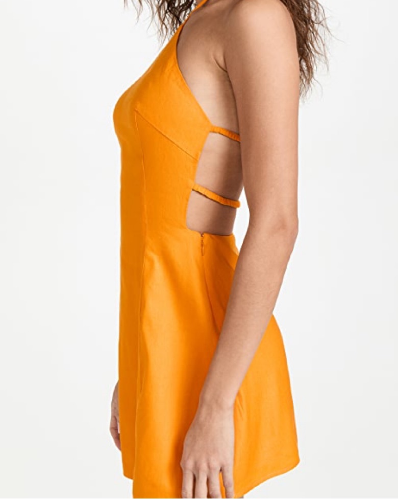 Cult Gaia Jordana Linen Mini Dress by Cult Gaia - Pickle