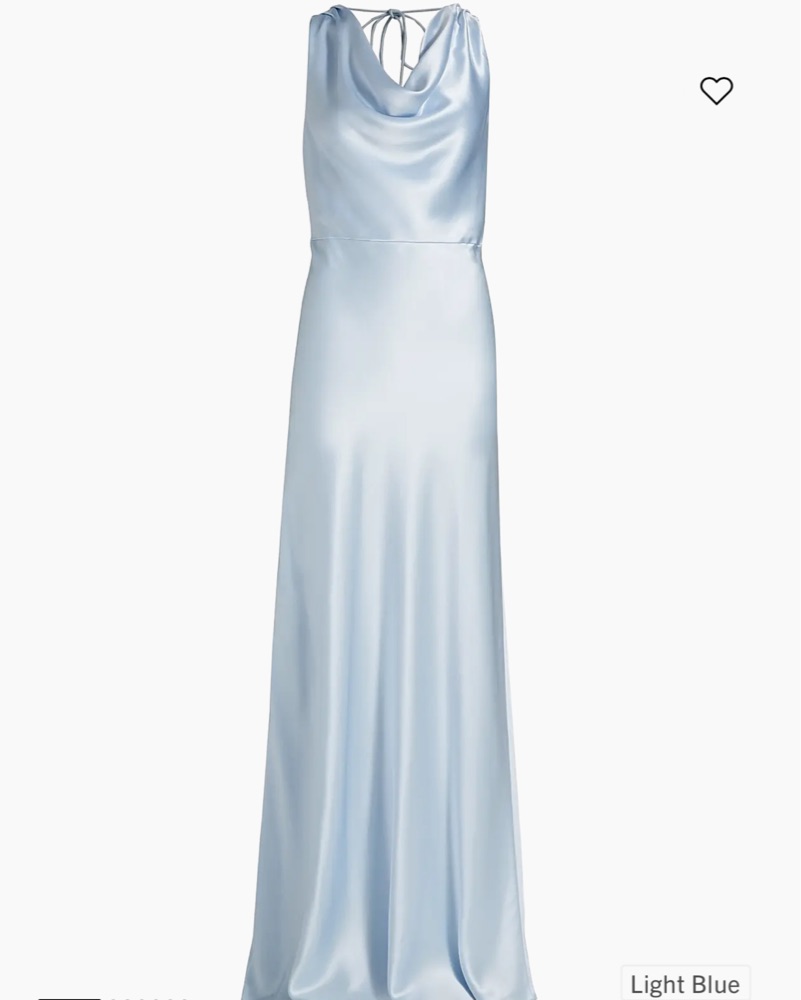 milly estelle satin dress MILLY Estelle One Shoulder Pleated Gown