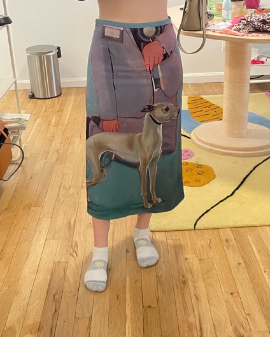 acne studios silk dog midi skirt by Acne - Pickle