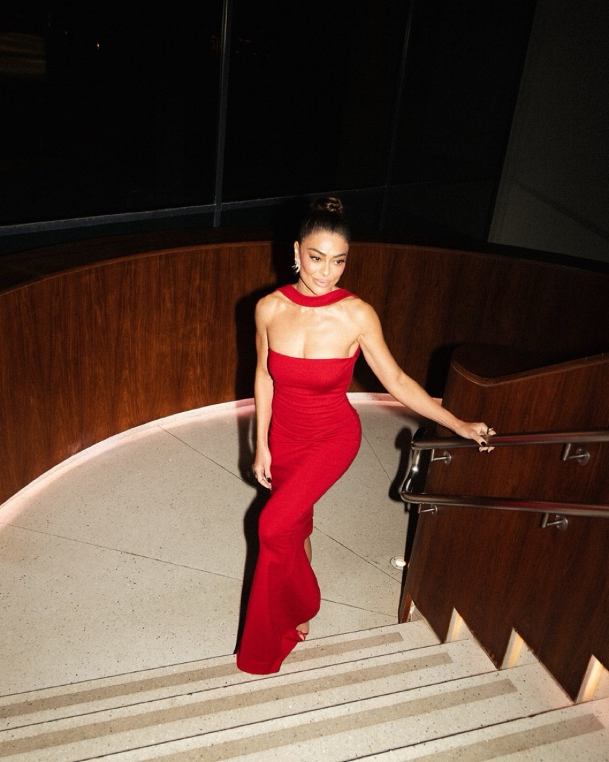formal red wedding guest dress ZAPAKA Women Red Matte Satin Formal Dress Deep V Neck Sheath Long Prom Dress, Red / US2 main image 1