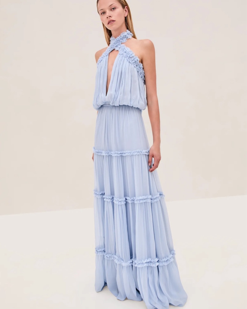 alexis light blue dress ALEXIS Midi Dress