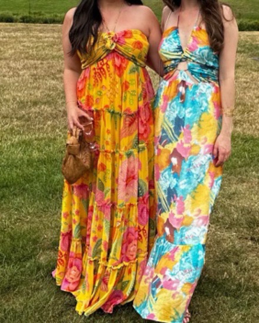 Farm Rio Yellow Floral Dress by Farm Rio - Pickle