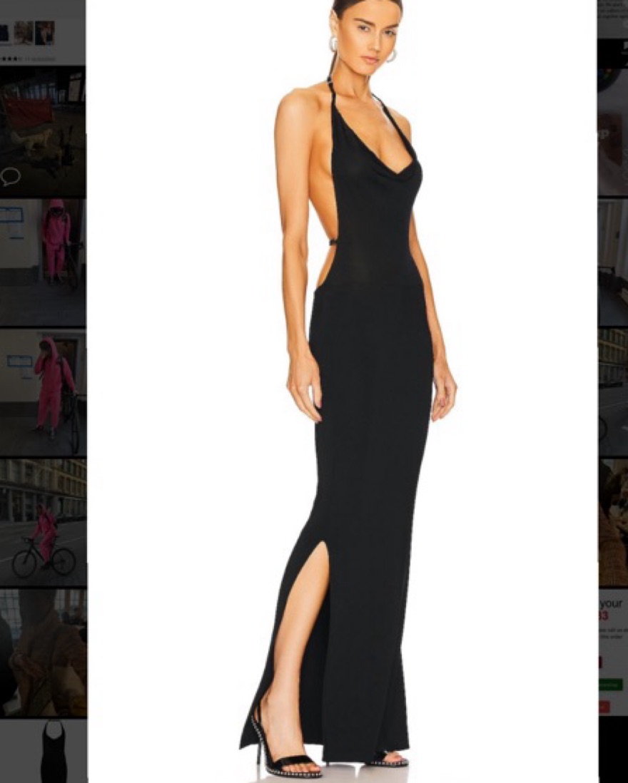 CARLA Lady Scallap dress 黒 CARLA Lady scallop dress-Black - メルカリ