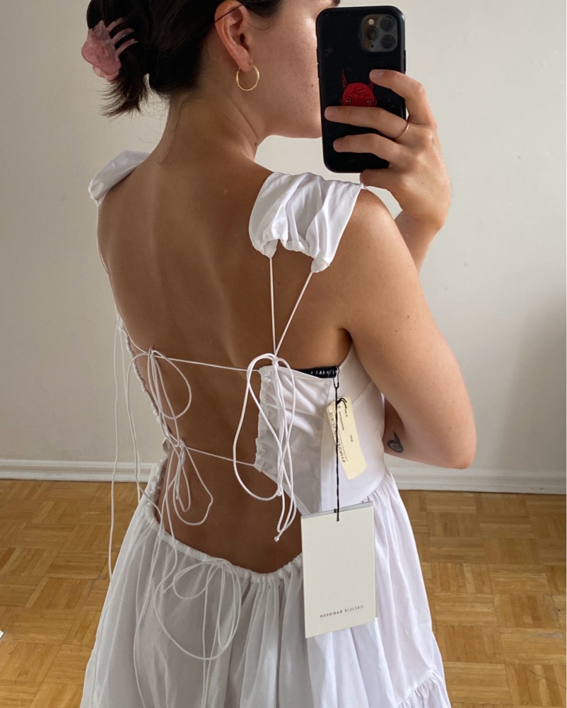 cecilie bahnsen white cotton dress | Pickle