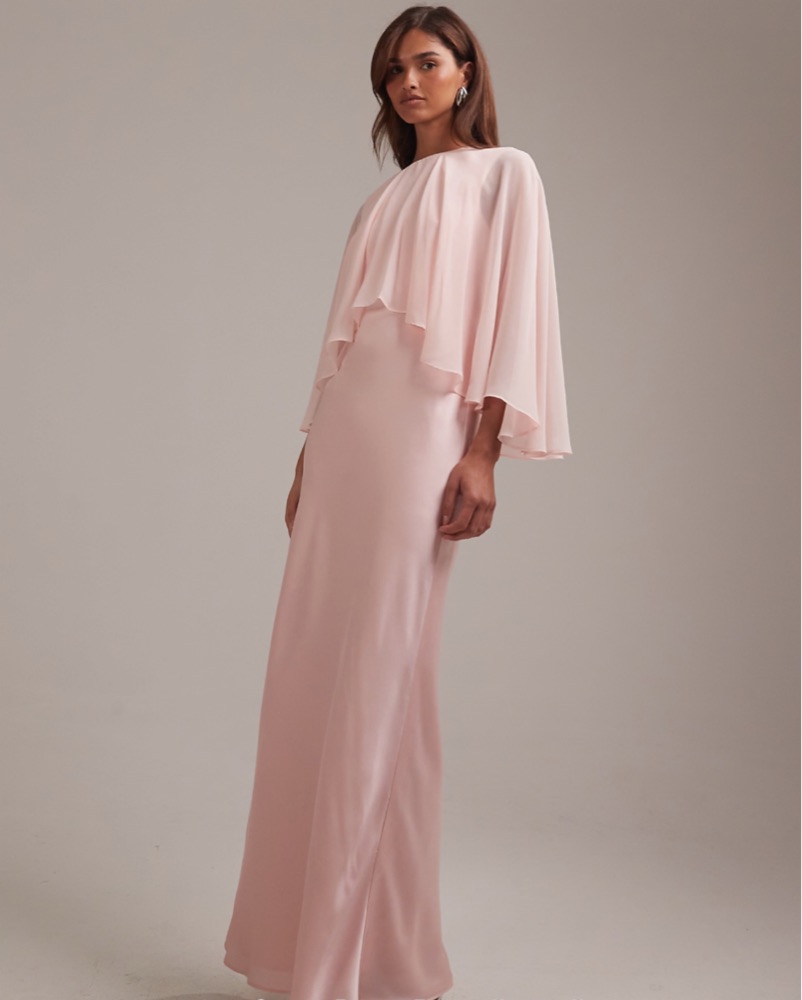 asos pink maxi dress Edition Satin Square Neck With Side Split In Dusky Rose The ASOS DESIGN cami maxi dress in pink offers a chic addition to your evening wardrobe ASOS Design - Maxi Dress