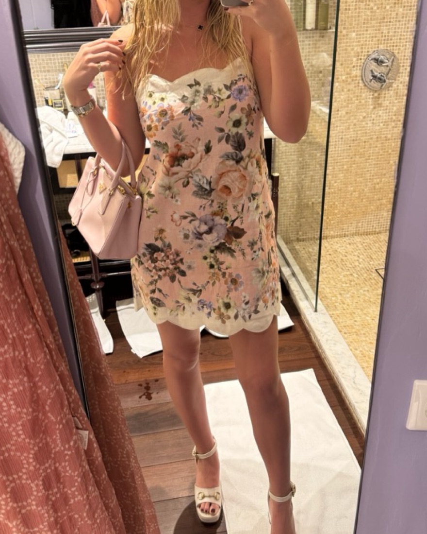 ZIMMERMANN Acacia Scallop Mini Dress アカシア スカロップ Zimmermann Acacia Scallop Mini Dress | Shopbop