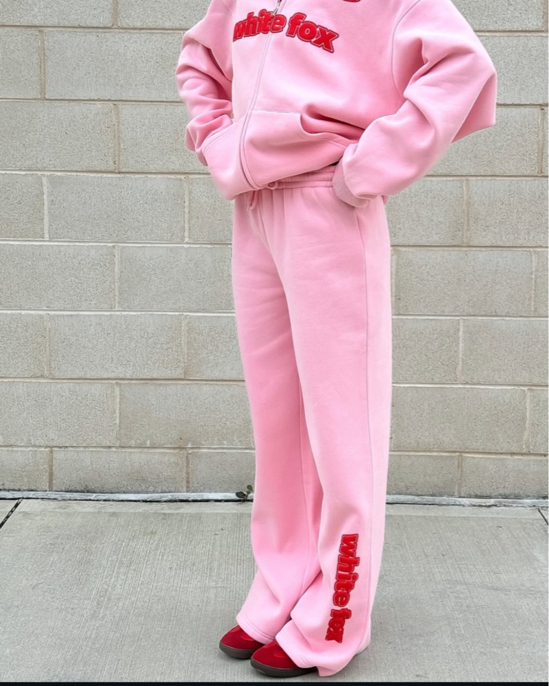 T*n様 ブライスアウトフィット　着ぐるみひつじ（くすみピンク）セット+ピンクワ Pink White Fox Tracksuit Set by White Fox Boutique - Pickle