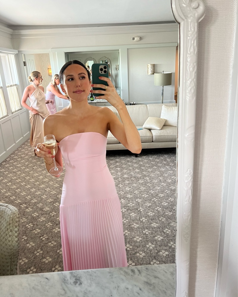 park and fifth pink dress Park & Fifth Daphne Dress by Park And Fifth