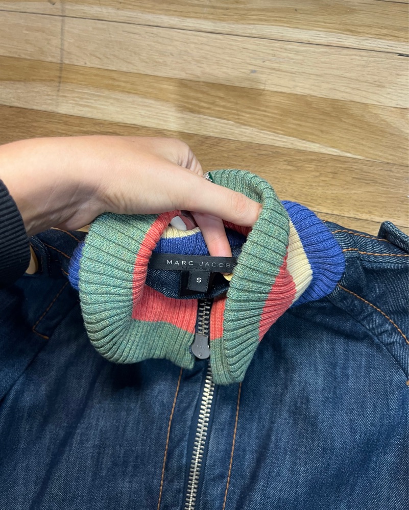 Marc Jacobs Rainbow VintageBomber Jacket by Marc Jacobs - Pickle