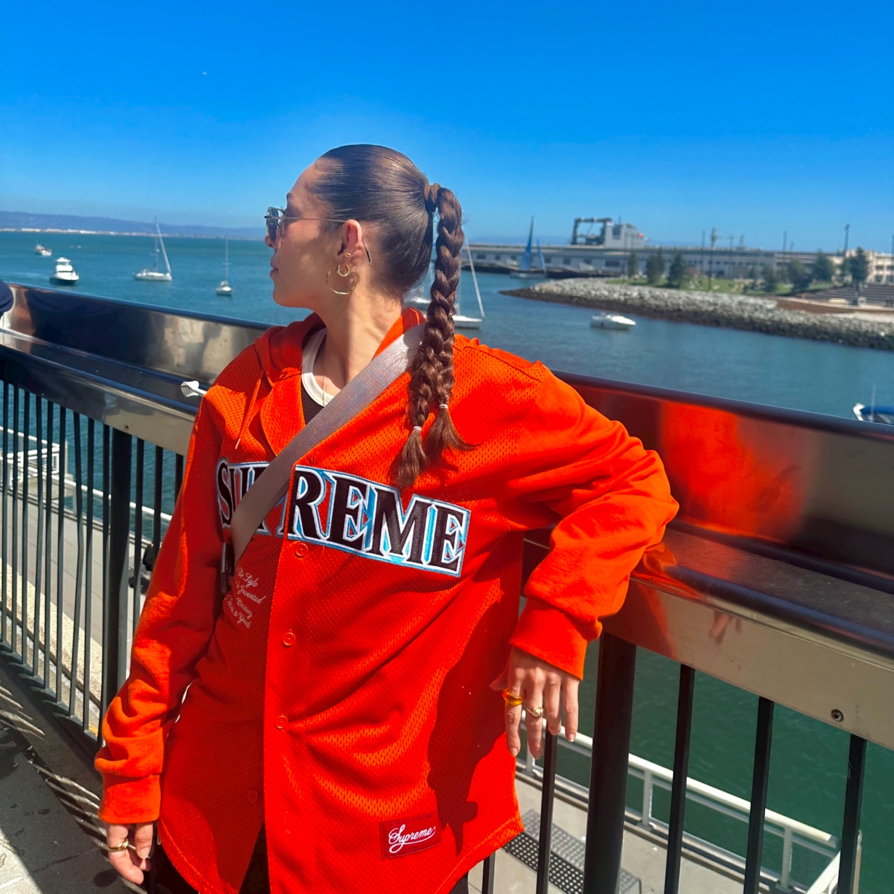 SupremeシュプリームMesh Hooded Baseball Jersey Supreme Mesh Hooded L S Baseball Jersey (SS20) - $118