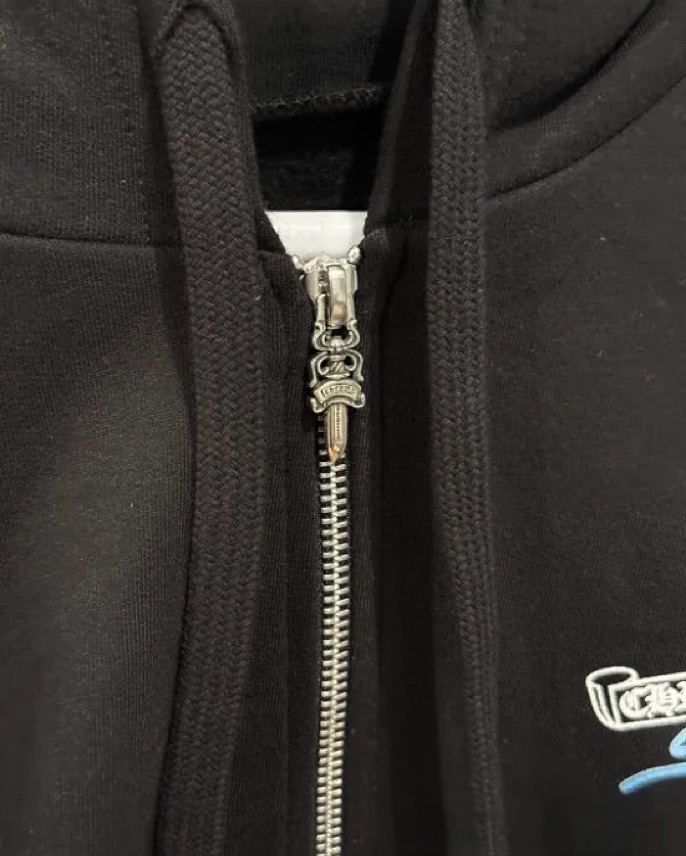 関税込 Chrome Hearts St. Barth Exclusive Zip Up Hoodie Chrome Hearts St. Barth Exclusive Zip Up Hoodie Black Men's - US