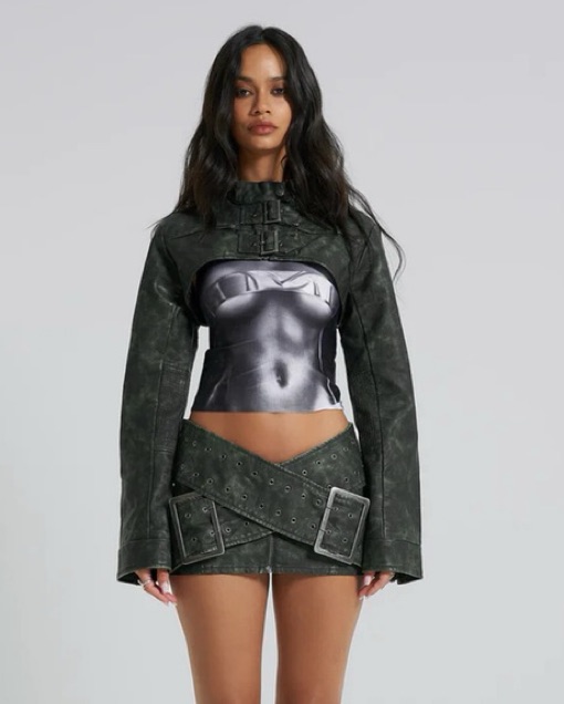 Jaded London Assassin Leather Set by Jaded London - Pickle