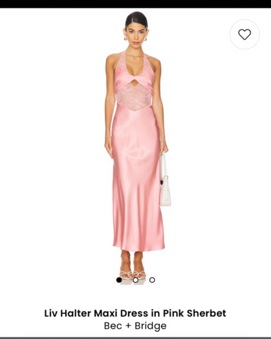 Bec And Bridge Liv Halter Dress by Bec and Bridge - Pickle