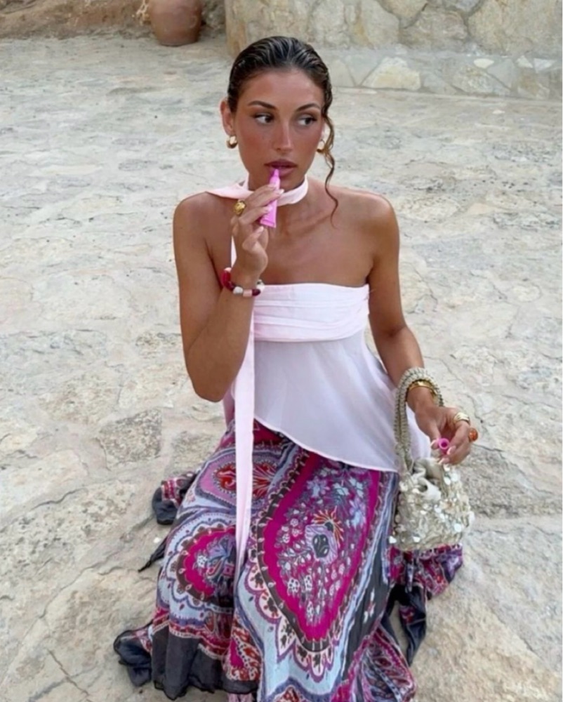Jaded London Pink Tube Top w/ Scarf by Jaded London - Pickle