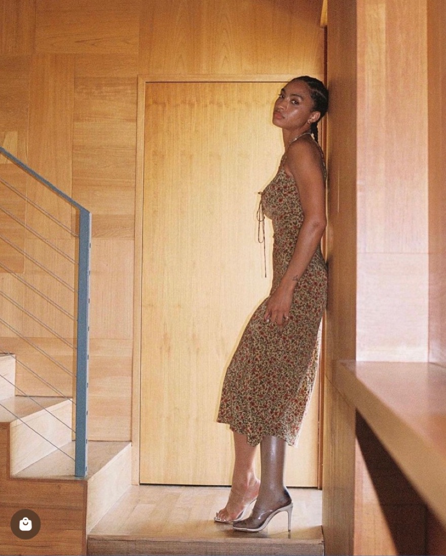 The Alba Dress in Dahlia by Realisation Par - Pickle