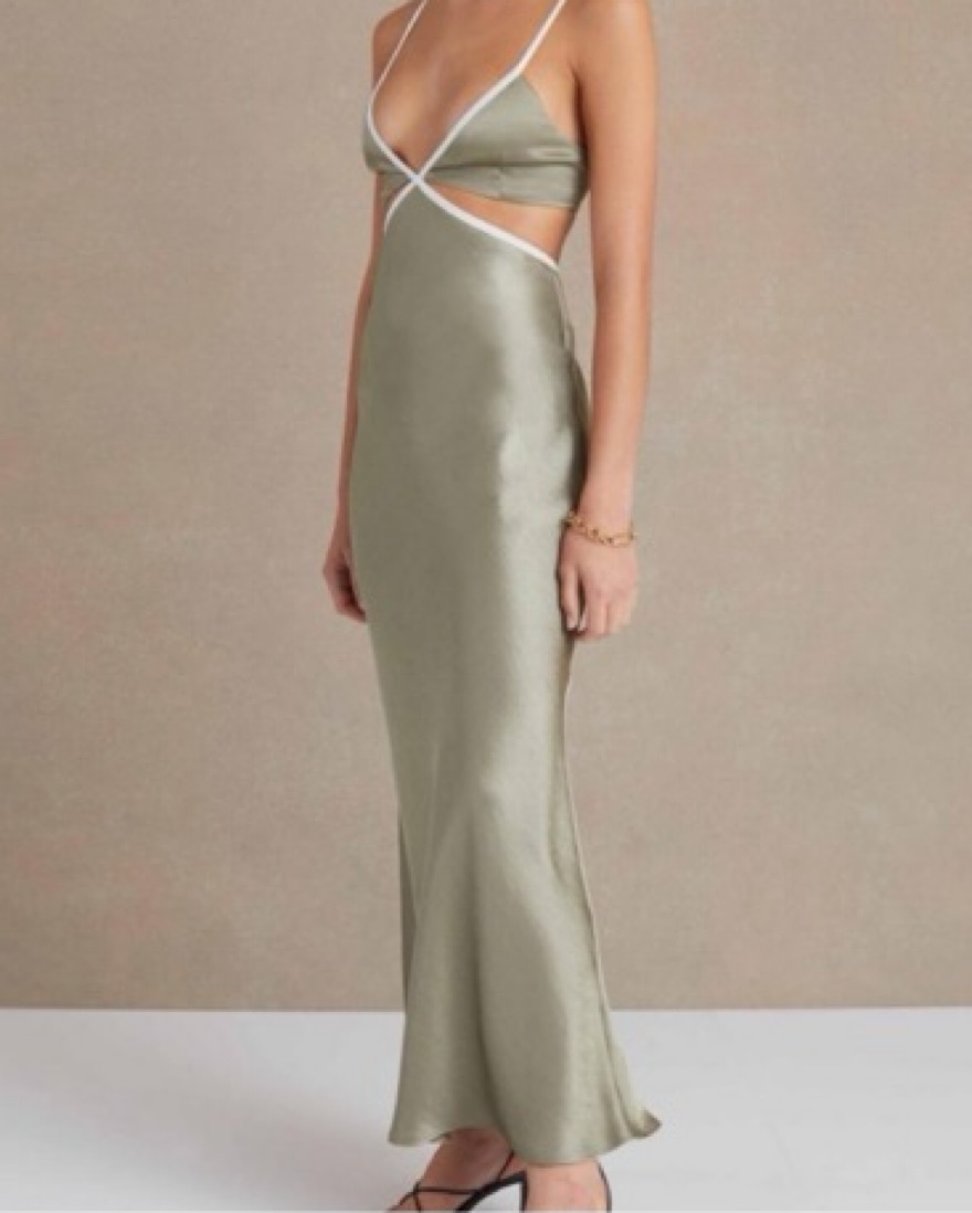 bec and bridge sage green dress THE Dreamer ASYM Dress in SAGE