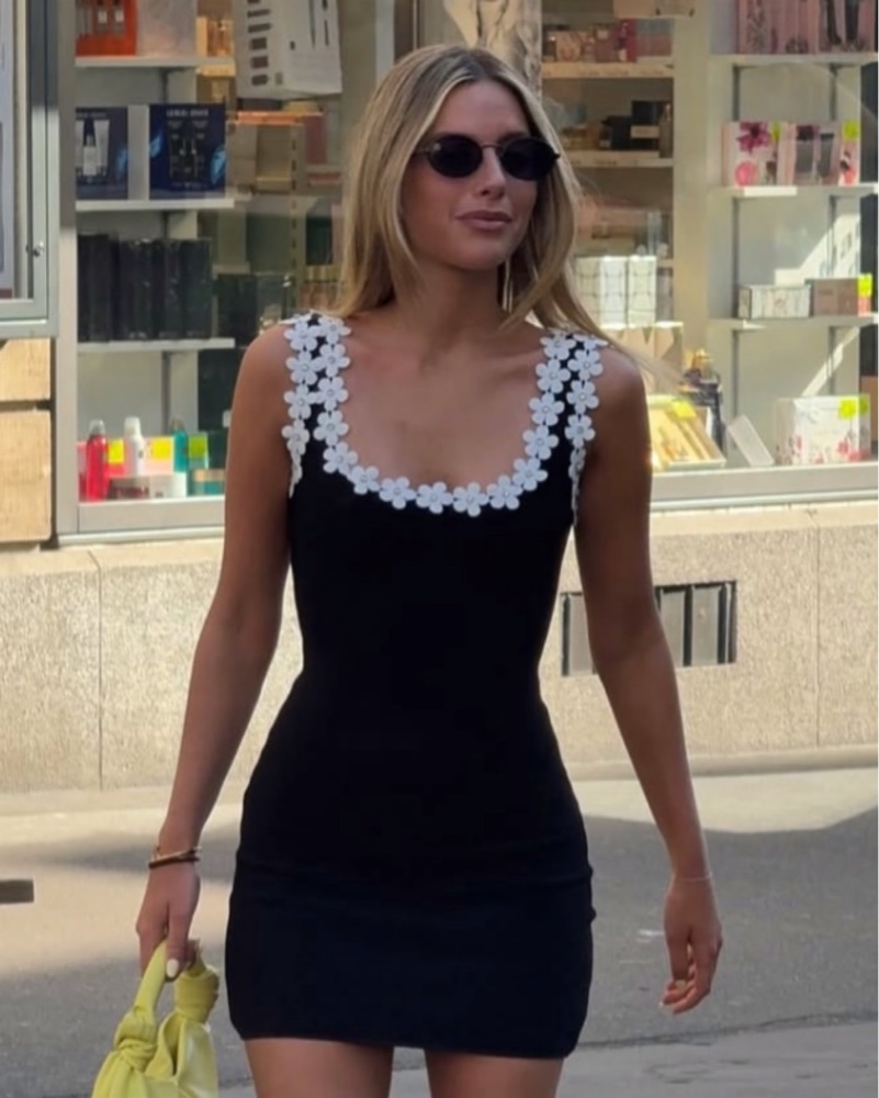 zara black floral dress The Angel Prairie Midi Blogger Favorite M  Finds For You Zara Dress Zara Mini Dress