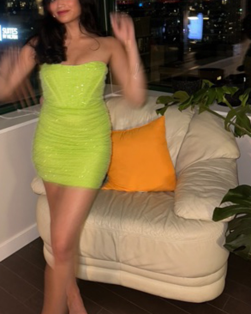 fashion nova neon green dress Colors Of Love Mesh Mini Dress - Neon Green