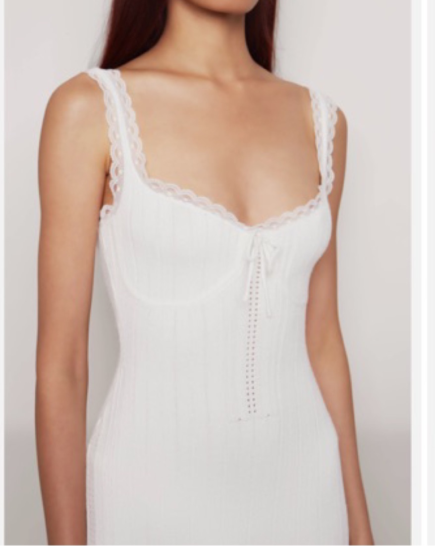 sondra lace ruffled maxi dress Rosalinda Ruffle Maxi Dress - White, XS main image 1