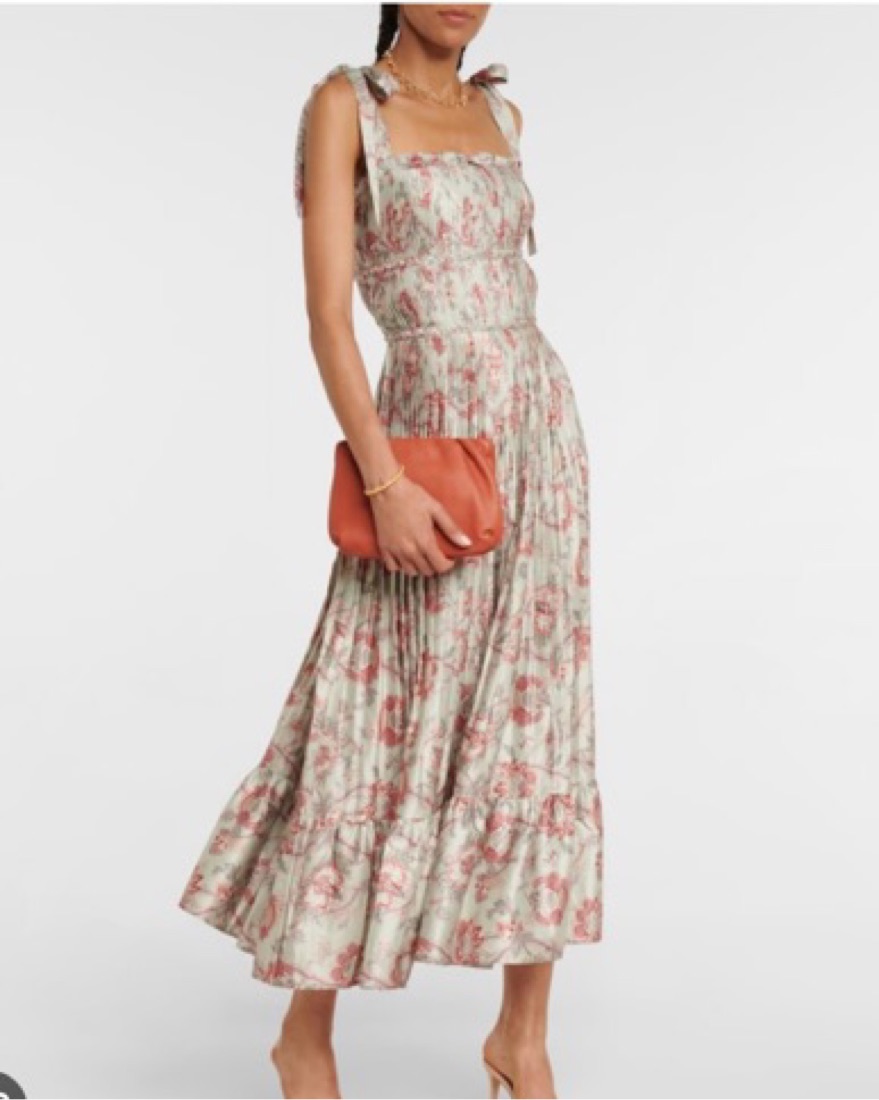 Ralph Lauren Floral Pleated Dress by Ralph Lauren - Pickle