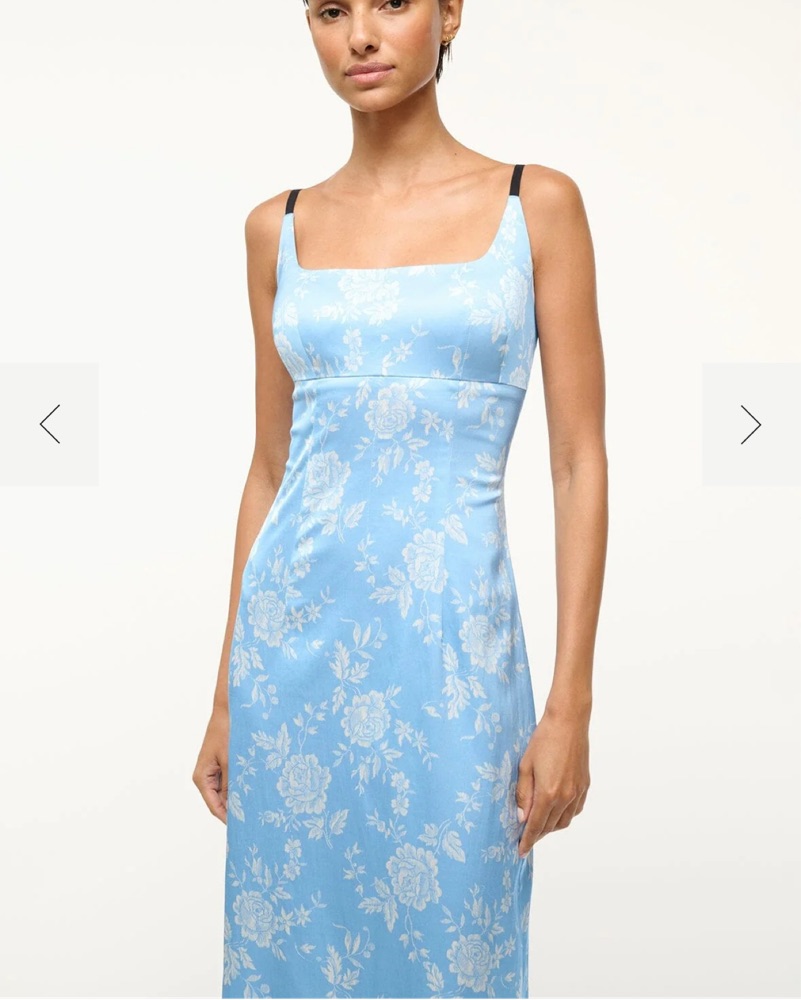 Staud Carol Dress Blue Rose by Staud - Pickle