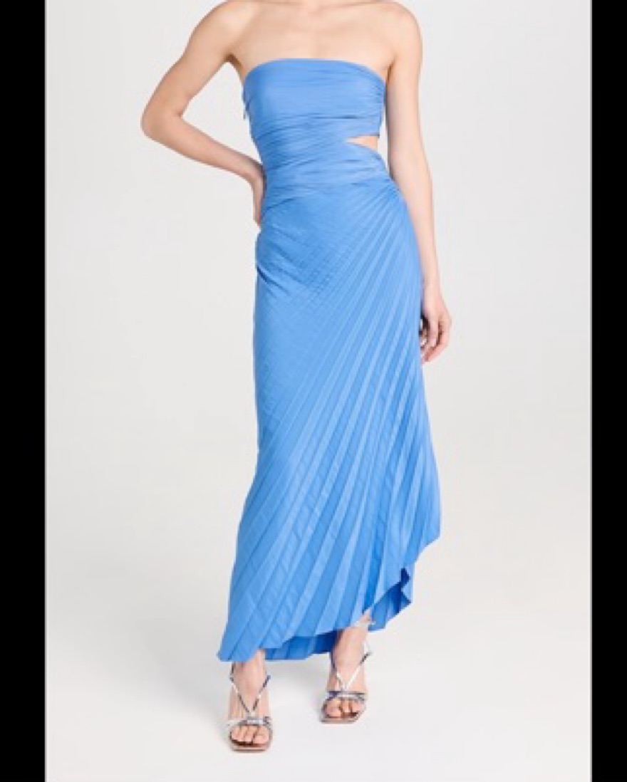 ALC strapless Blue Dress by ALC - Pickle