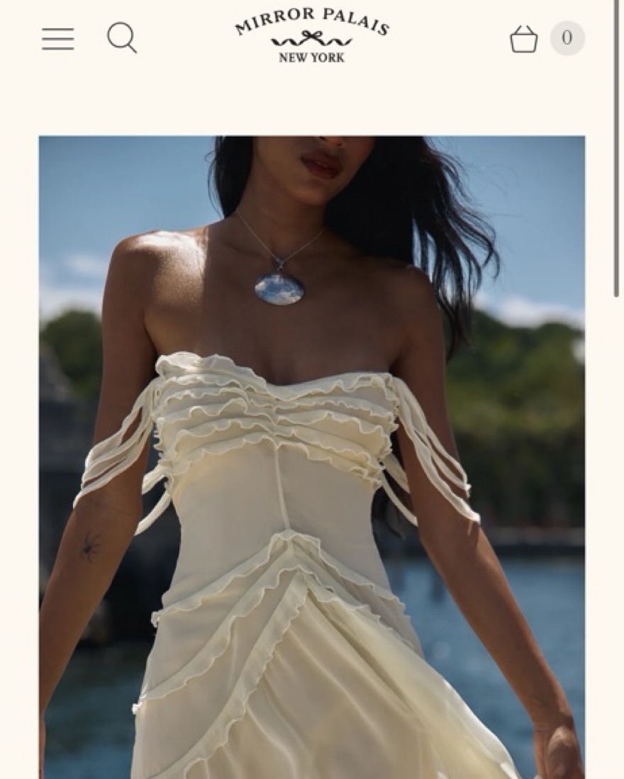 mirror palais glitter mini dress Venus Starlite Mini Dress in Diamond Sand