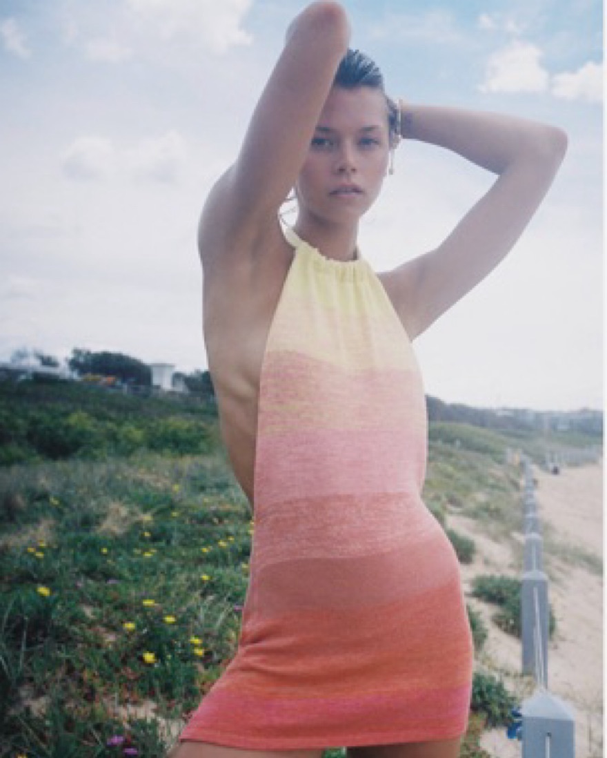 Bamba Swim Bounty Dress in Sunset by Bamba Swim - Pickle