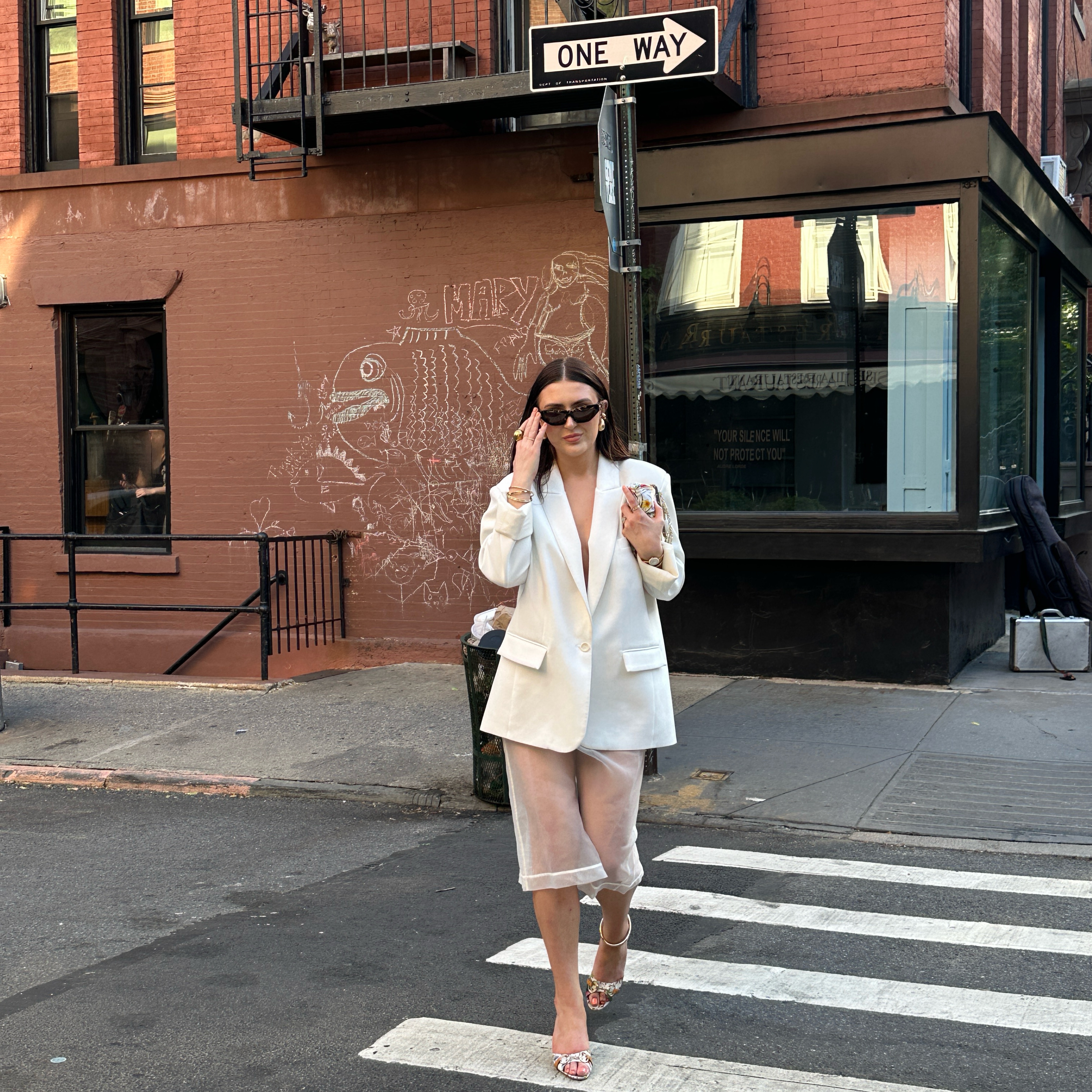 The Frankie Shop Peri Sheer Skirt | Pickle