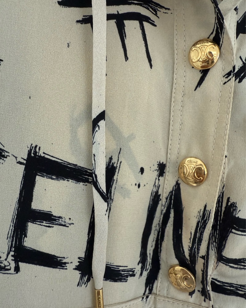 Celine Paris graffiti blouse | Pickle