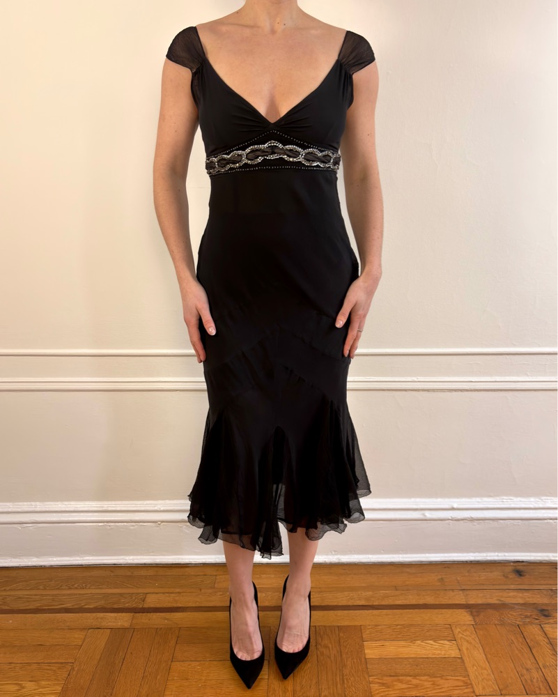 floral black long dress Chance Maxi Birthday Girl a complete layer keeps Birthday Dress Spring Formal Size:XS/2