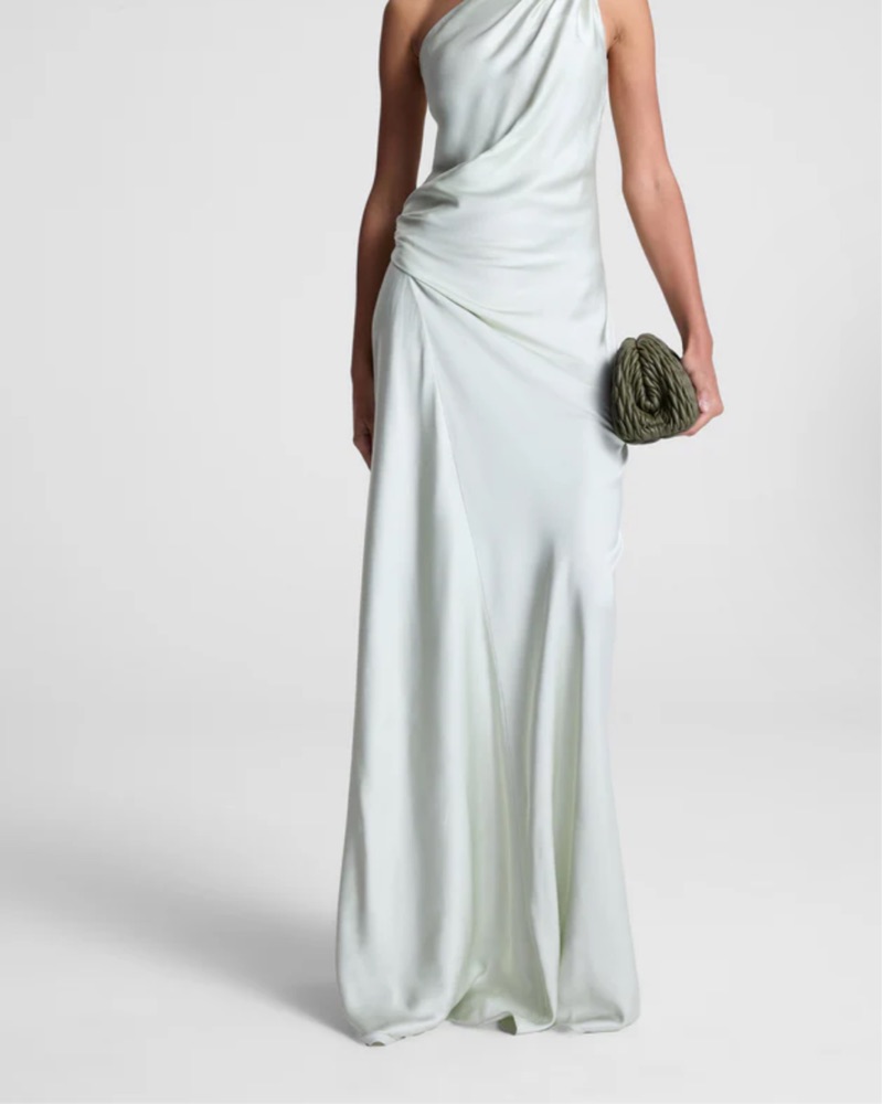 alc white one shoulder dress White ALC One Shoulder Dress by ALC