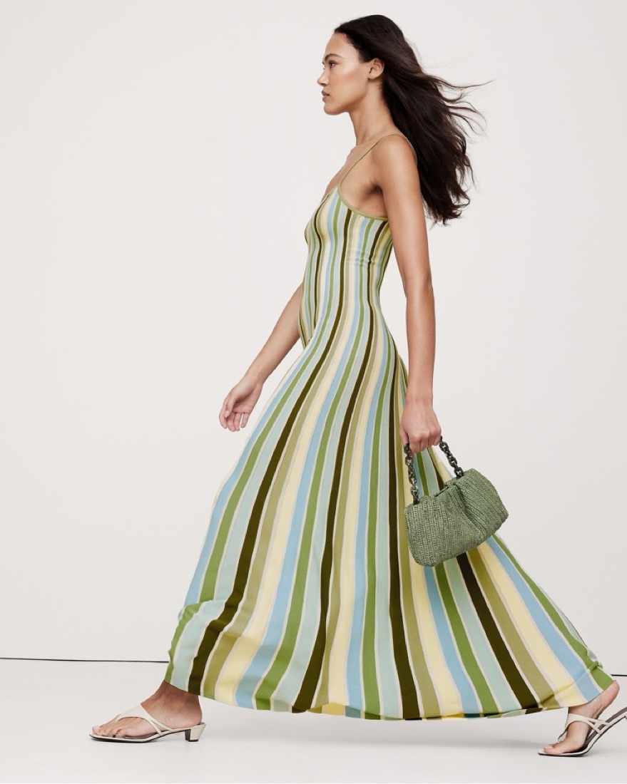 Banana Republic Sculpted Stripe Dress by Banana Republic - Pickle