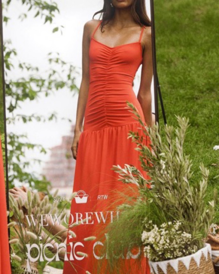 red drop waist dress Ares Drop Waist Maxi Dress – Twirl Boutique main image 1