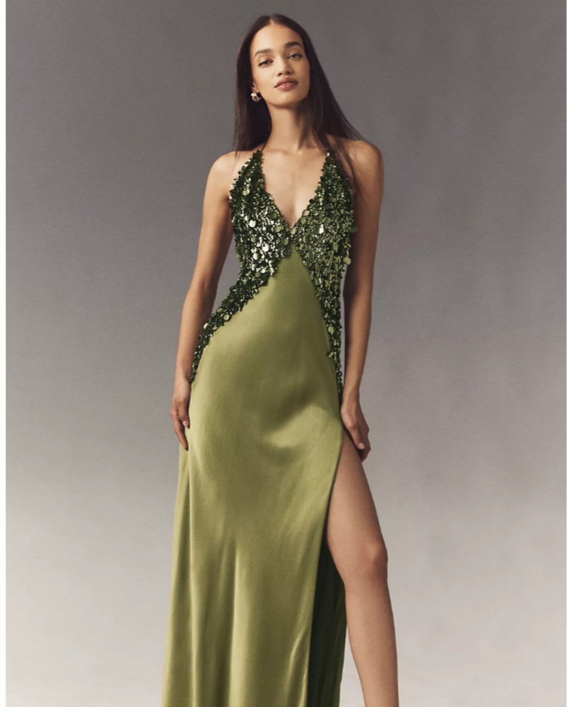 watters bloom halter maxi dress BLOOM HALTER NECK MAXI main image 1