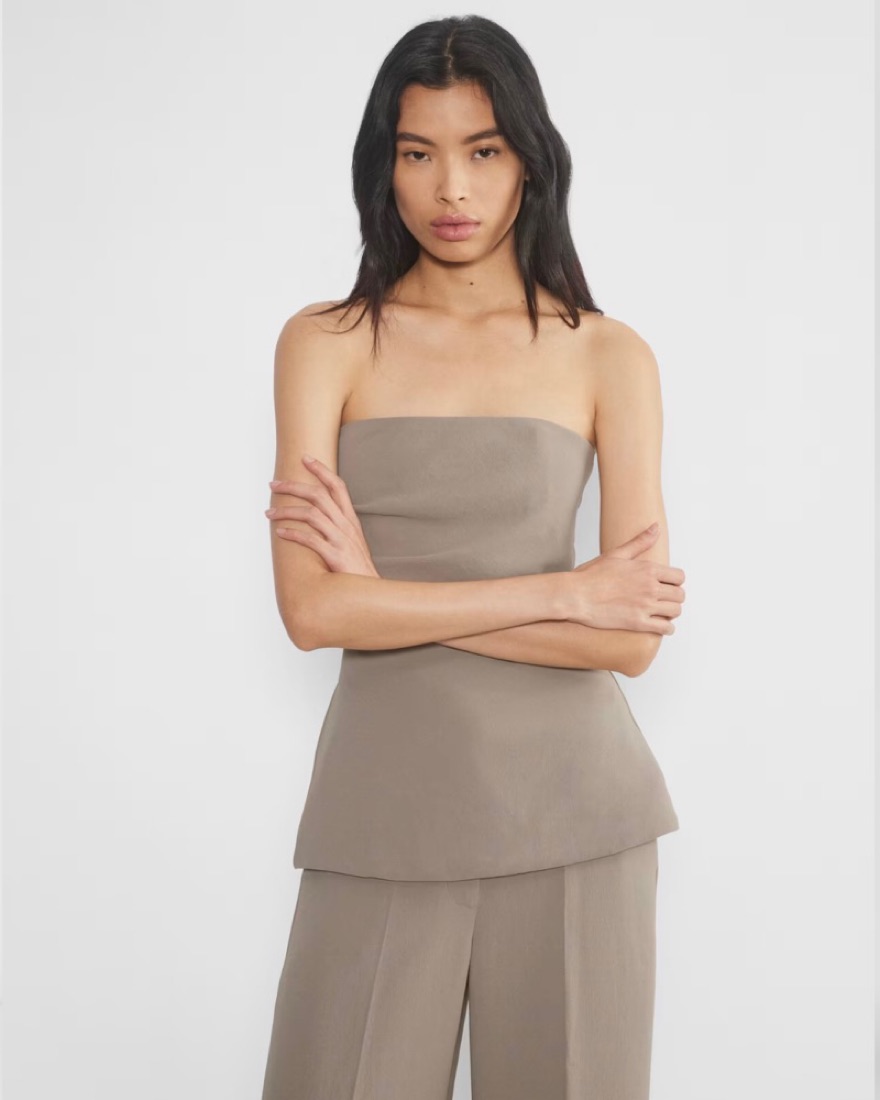 Lilou Tube Top Aritzia by Aritzia - Pickle