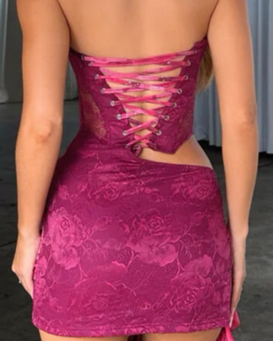 Outcast Hot Pink Mini Dress by Outcast Clothing - Pickle