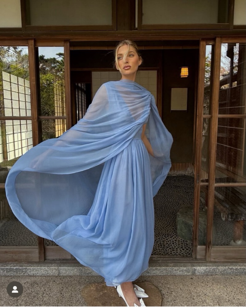 cream & blue seaside sabine dress Helsa Sabine Dress by Helsa