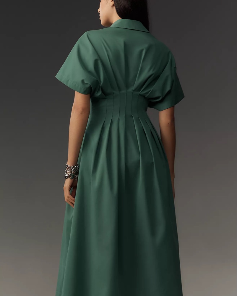 Anthropologie Green Dress by Anthropologie - Pickle