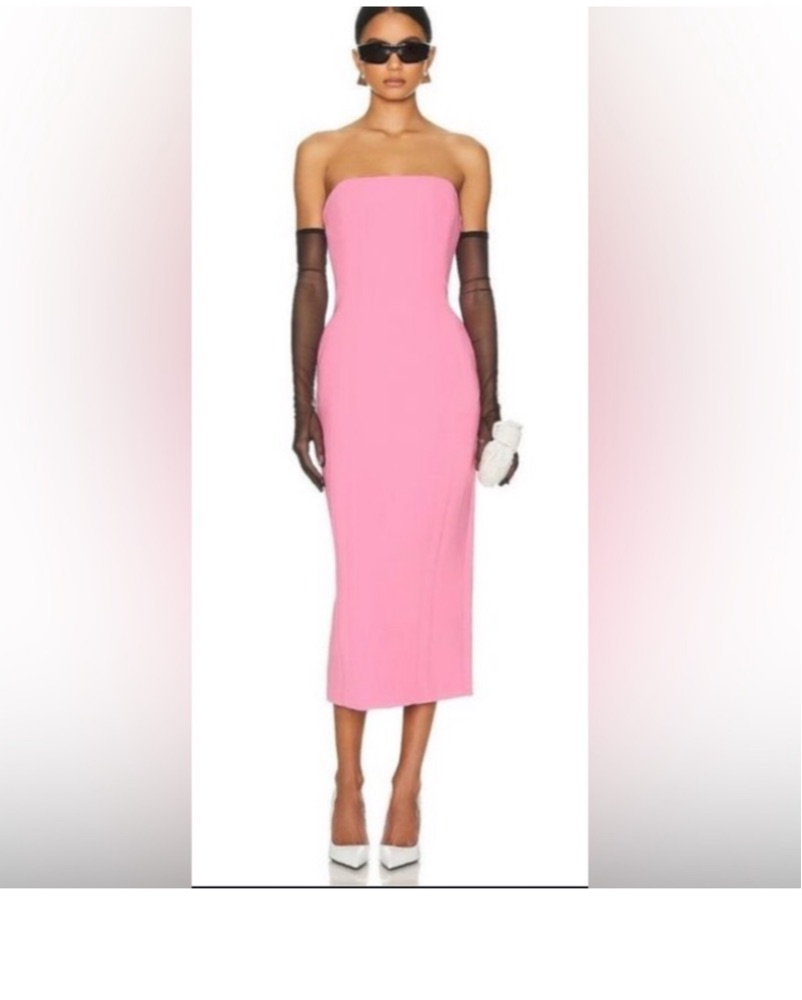 ALC Elizabeth Strapless Midi Dress by ALC - Pickle