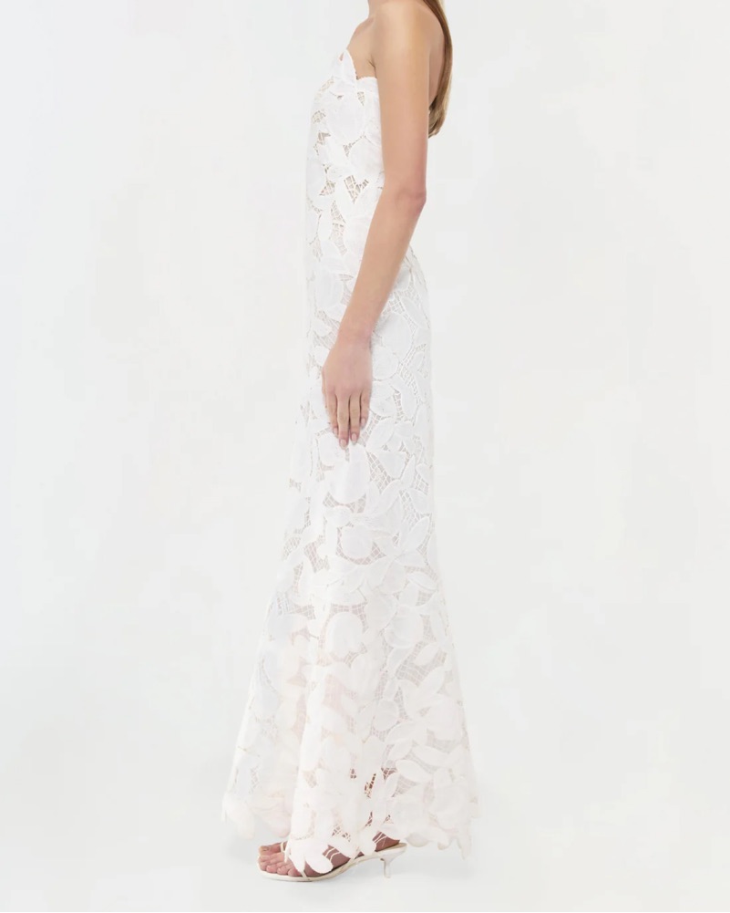 Simkhai Valletta Strapless Dress by Jonathan Simkhai - Pickle