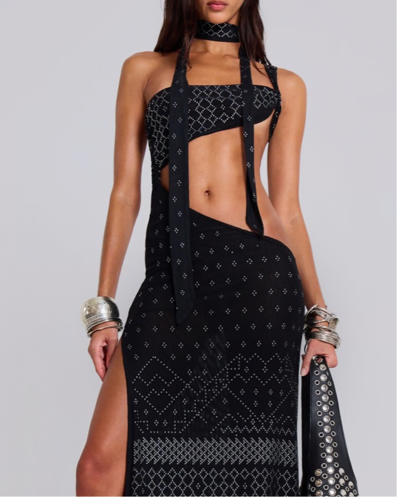 jaded london birthday dress Vida in Whiskey Maxi Dress | Jaded London