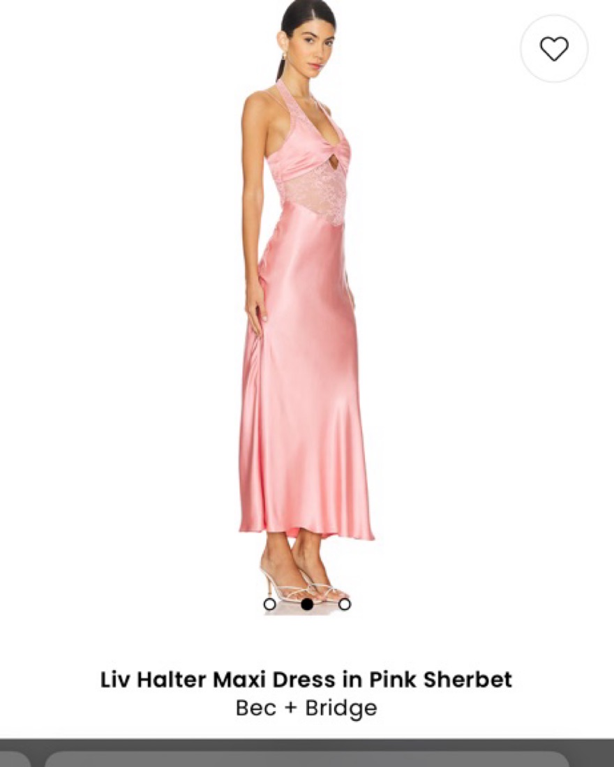 Bec And Bridge Liv Halter Dress by Bec and Bridge - Pickle
