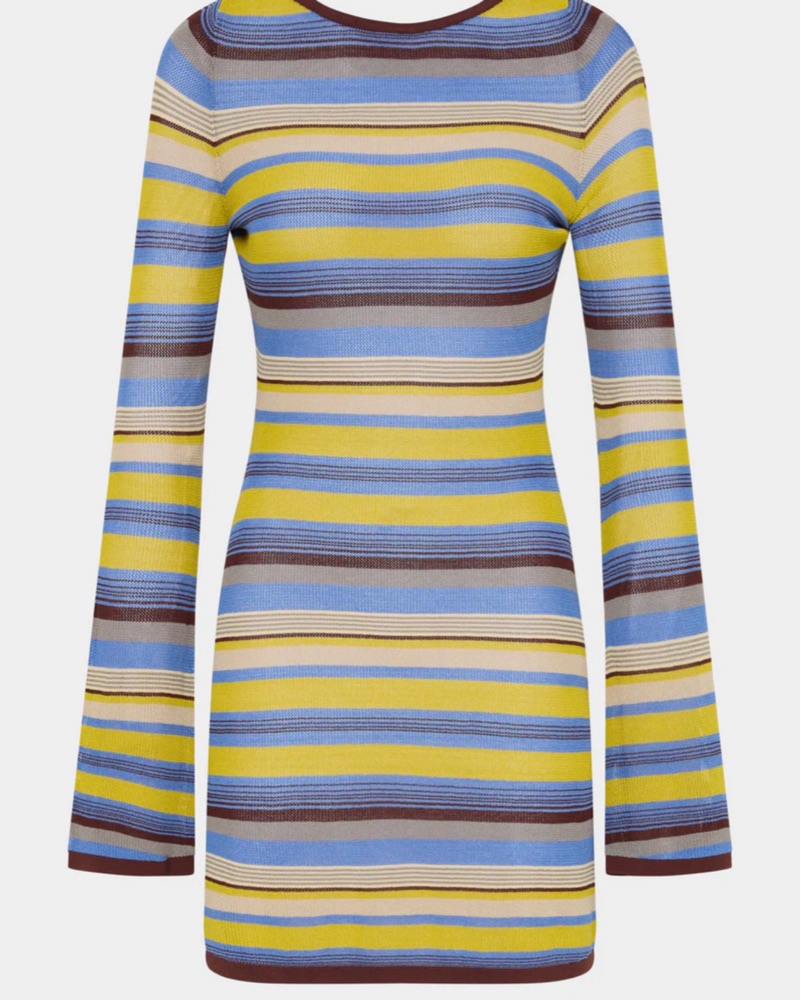 winter long sleeve mini dress Dreamy Long Sleeve Mini Dress Steel Blue
