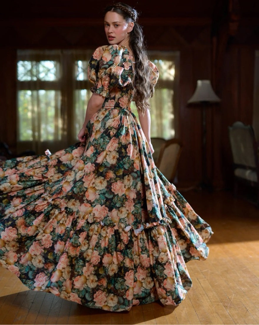 Selkie Cottage Cravings Ritz Gown by Selkie - Pickle